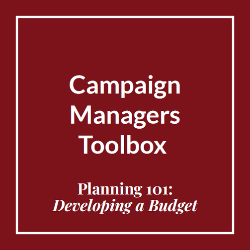 Developing a Budget | Campaign Managers Toolbox